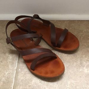 Lucky Brand Brown Women Flats Size 5.5M